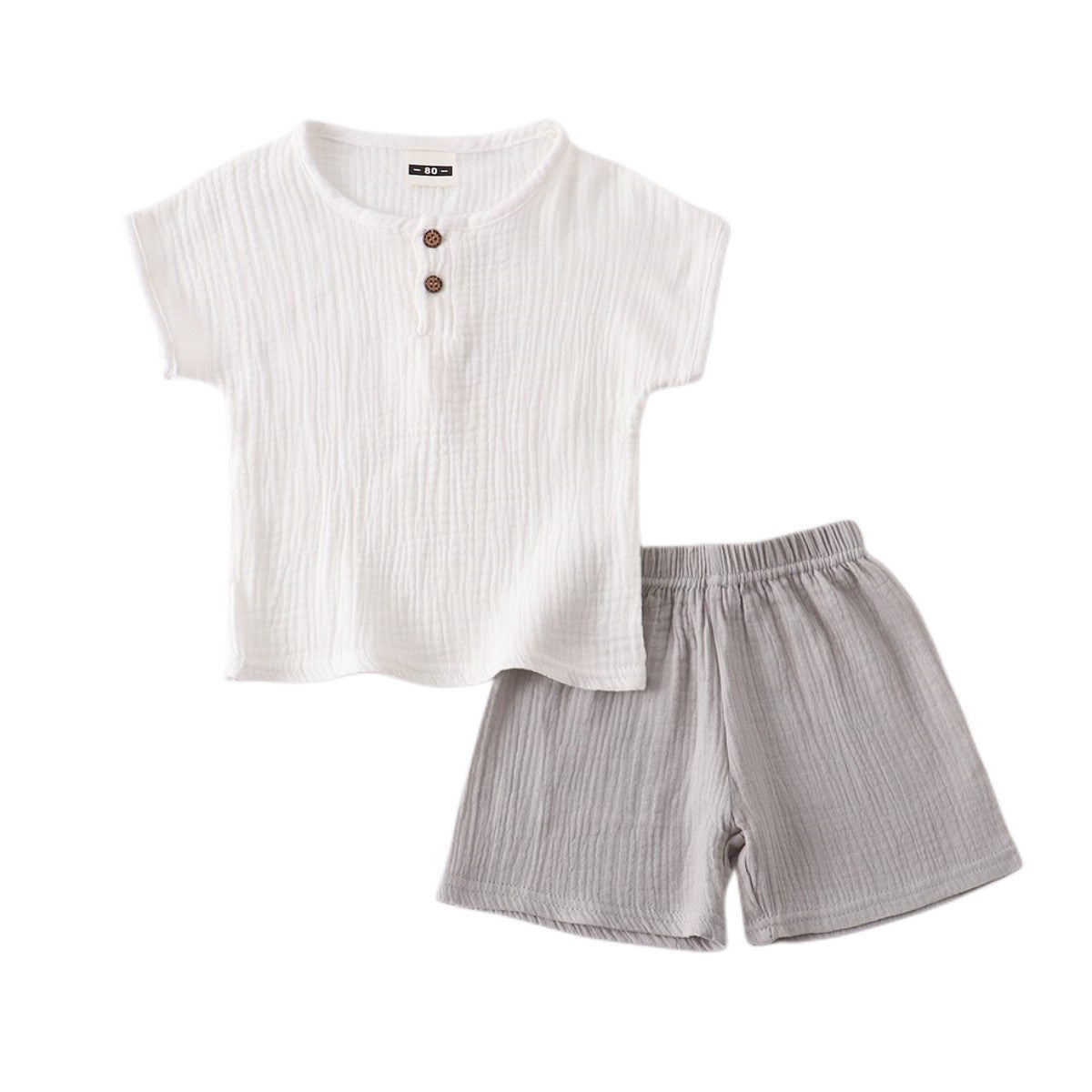 The Riviera Cotton Set — Tee & Shorts Unisex
