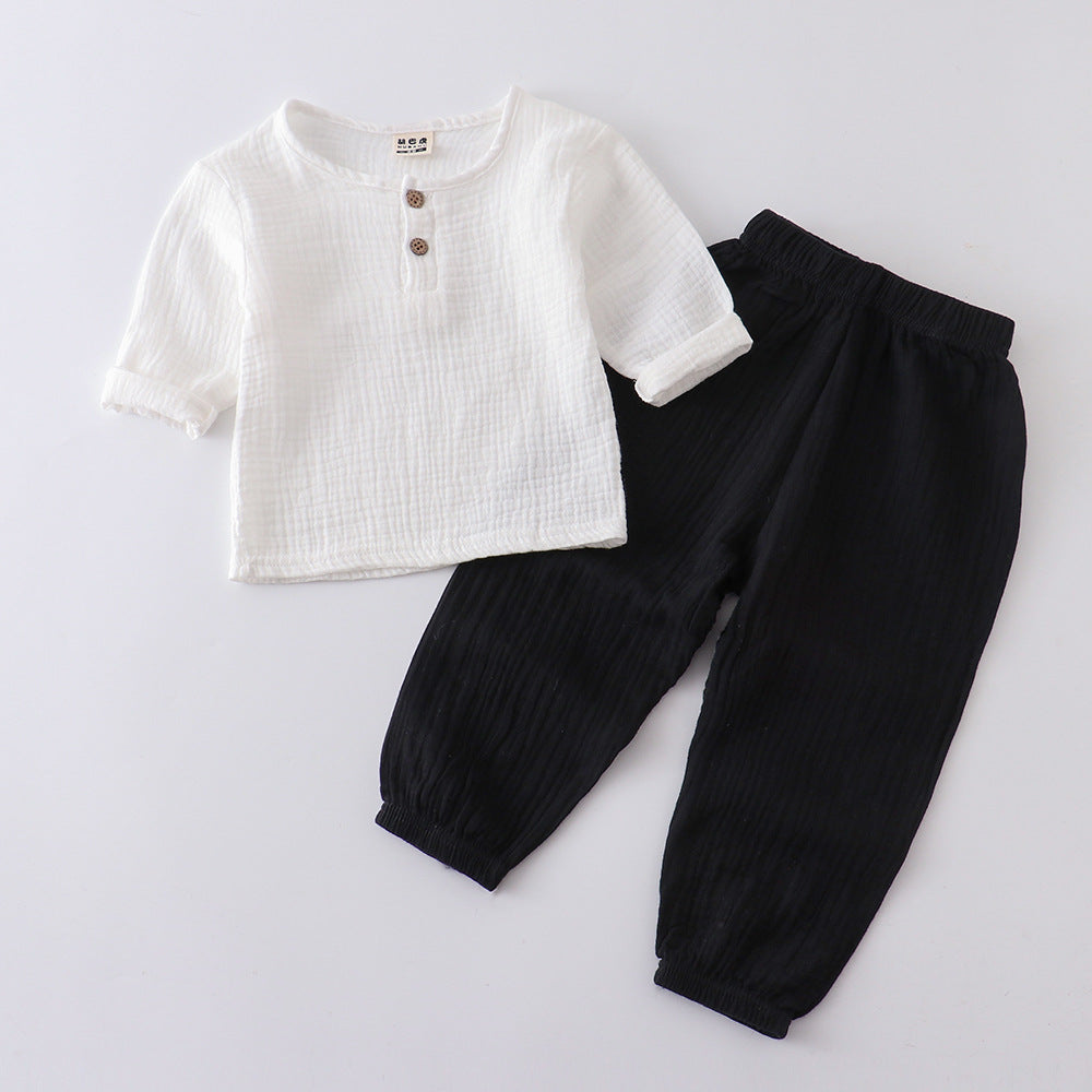 The Riviera Cotton Set — Shirt & Trousers Unisex