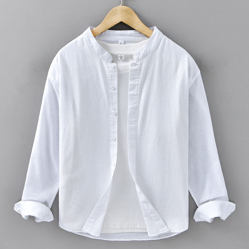 The Riviera Cottone & Linen Shirt — Long Sleeve