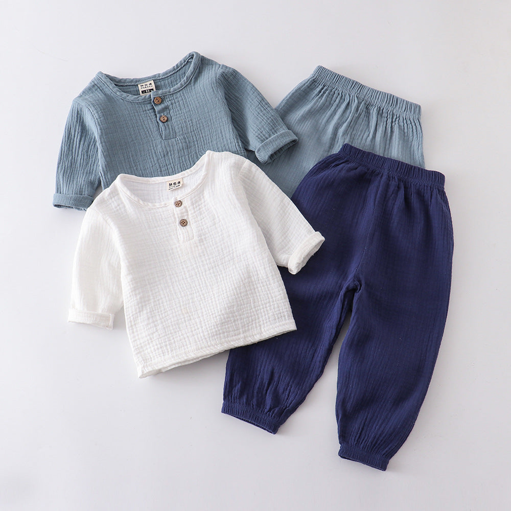 The Riviera Cotton Set — Shirt & Trousers Unisex