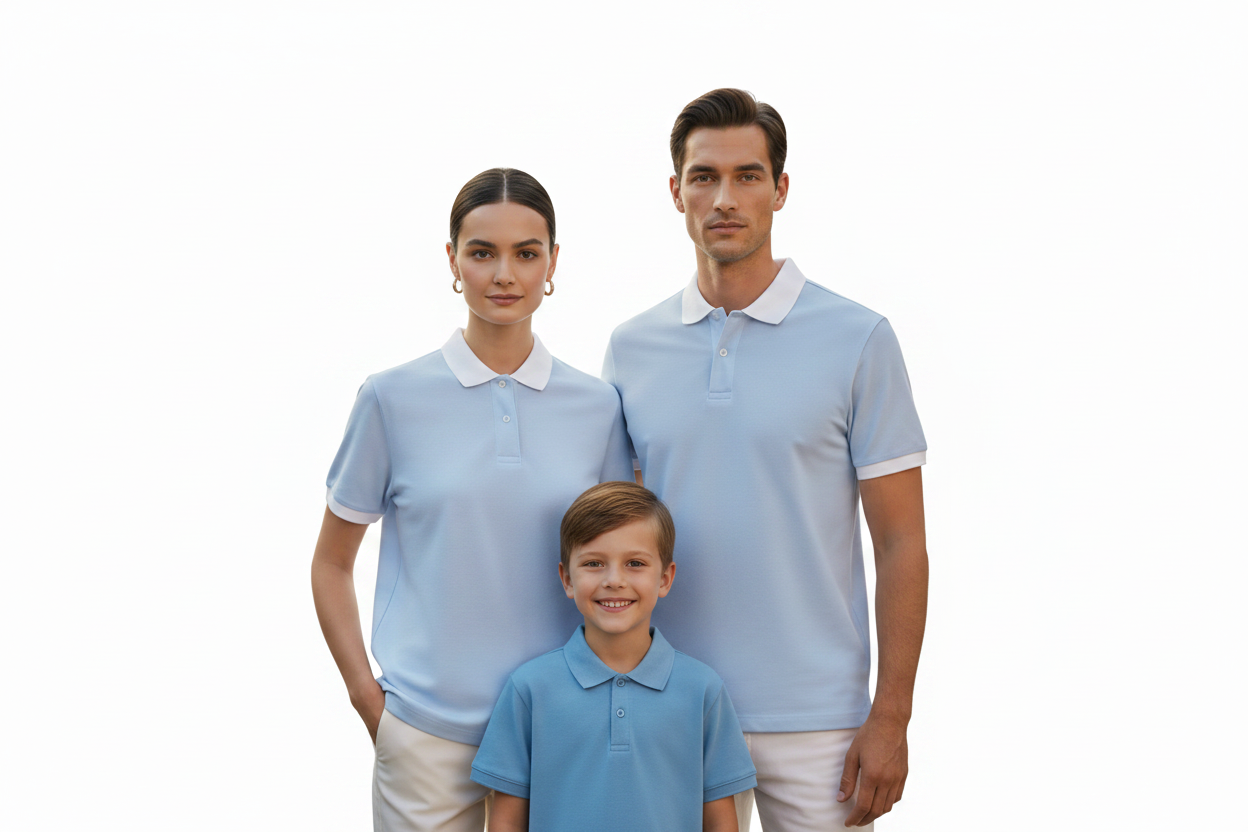 Polo Riviera Family Edit- Arctic Blue