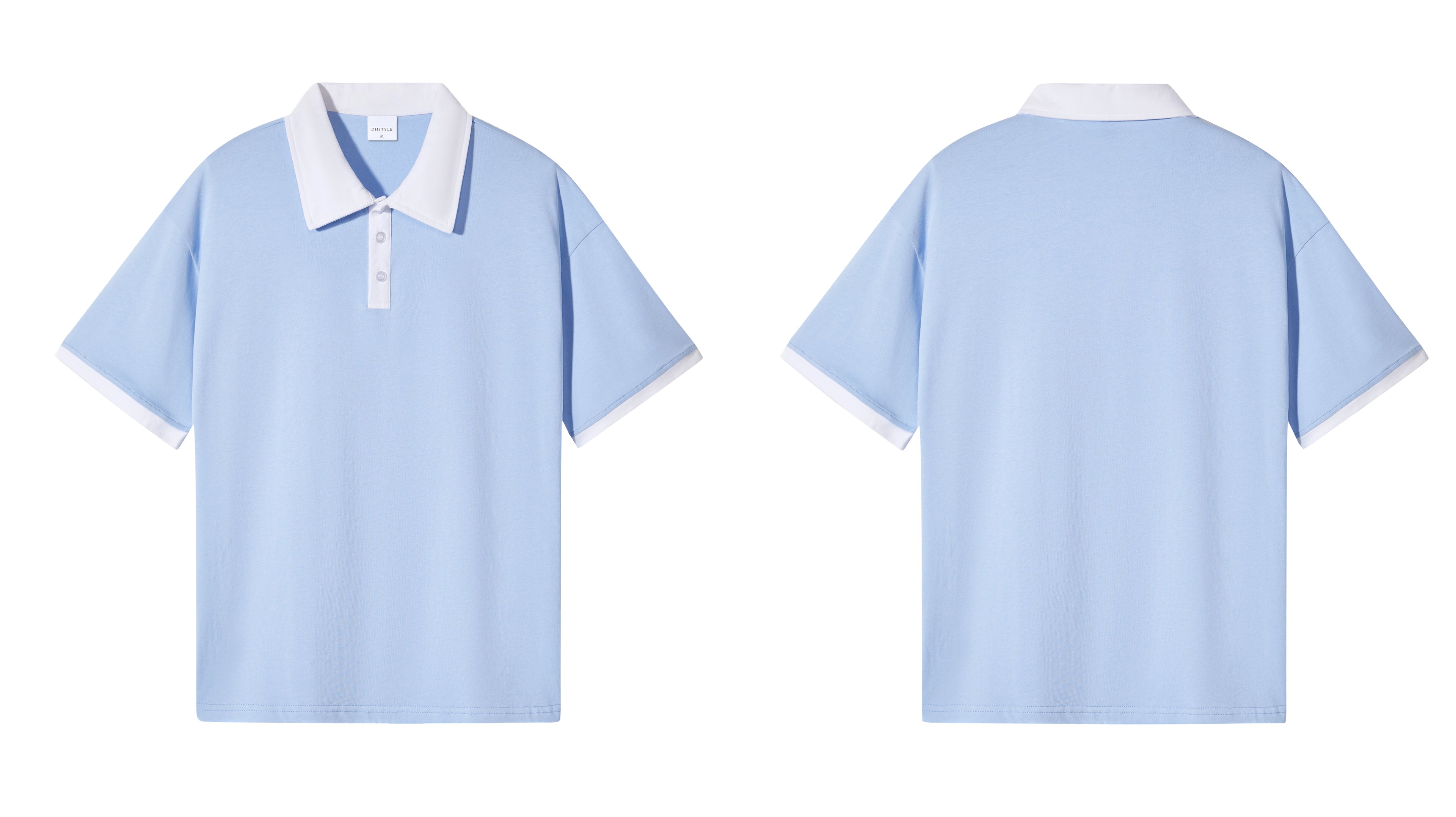 The Riviera Polo — Cotton Serenity, Unisex