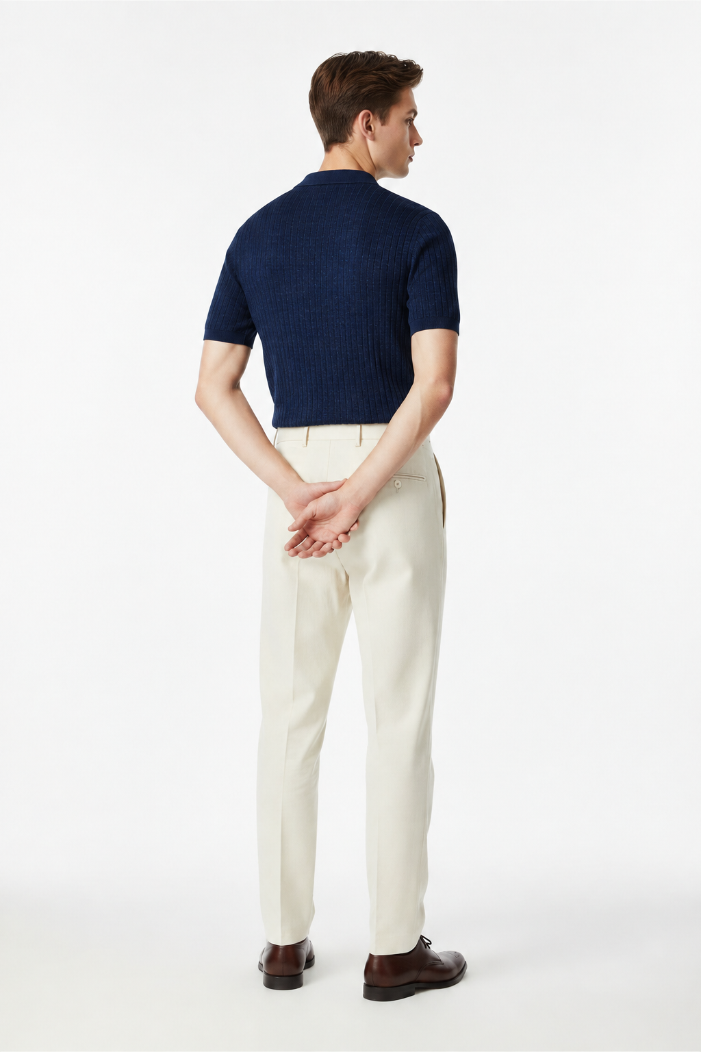 Polo Soft in Maglia a Coste Larghe – Misto Viscosa